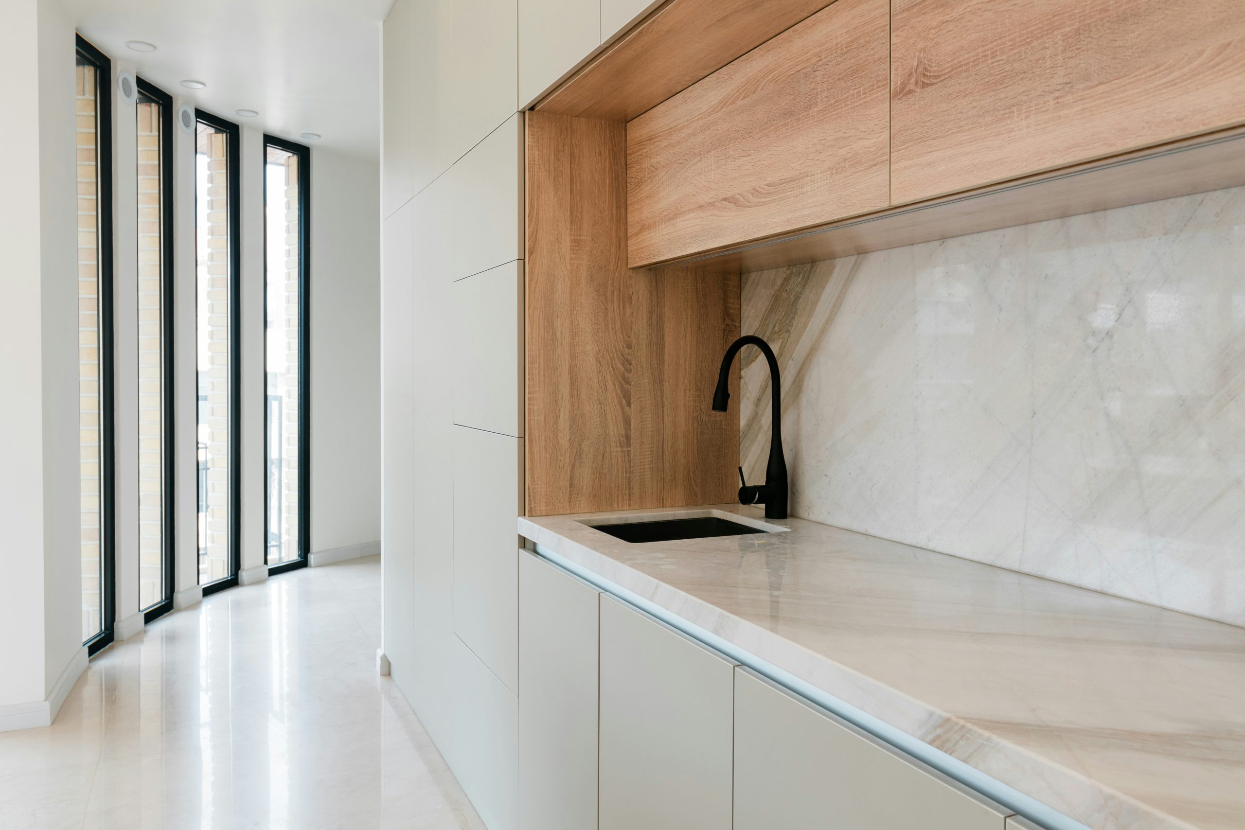 cuisine contemporaine et minimaliste
