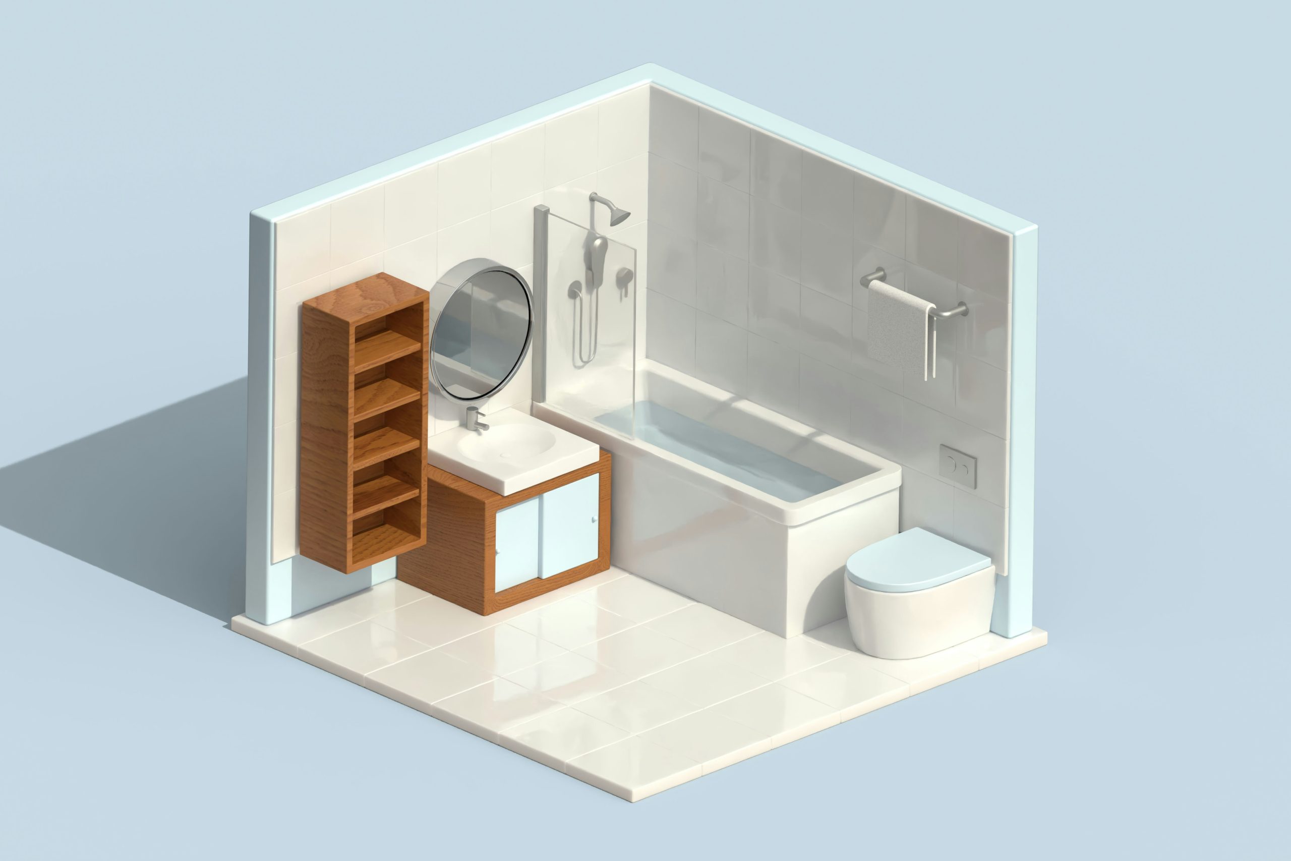 salle de bain conception 3D