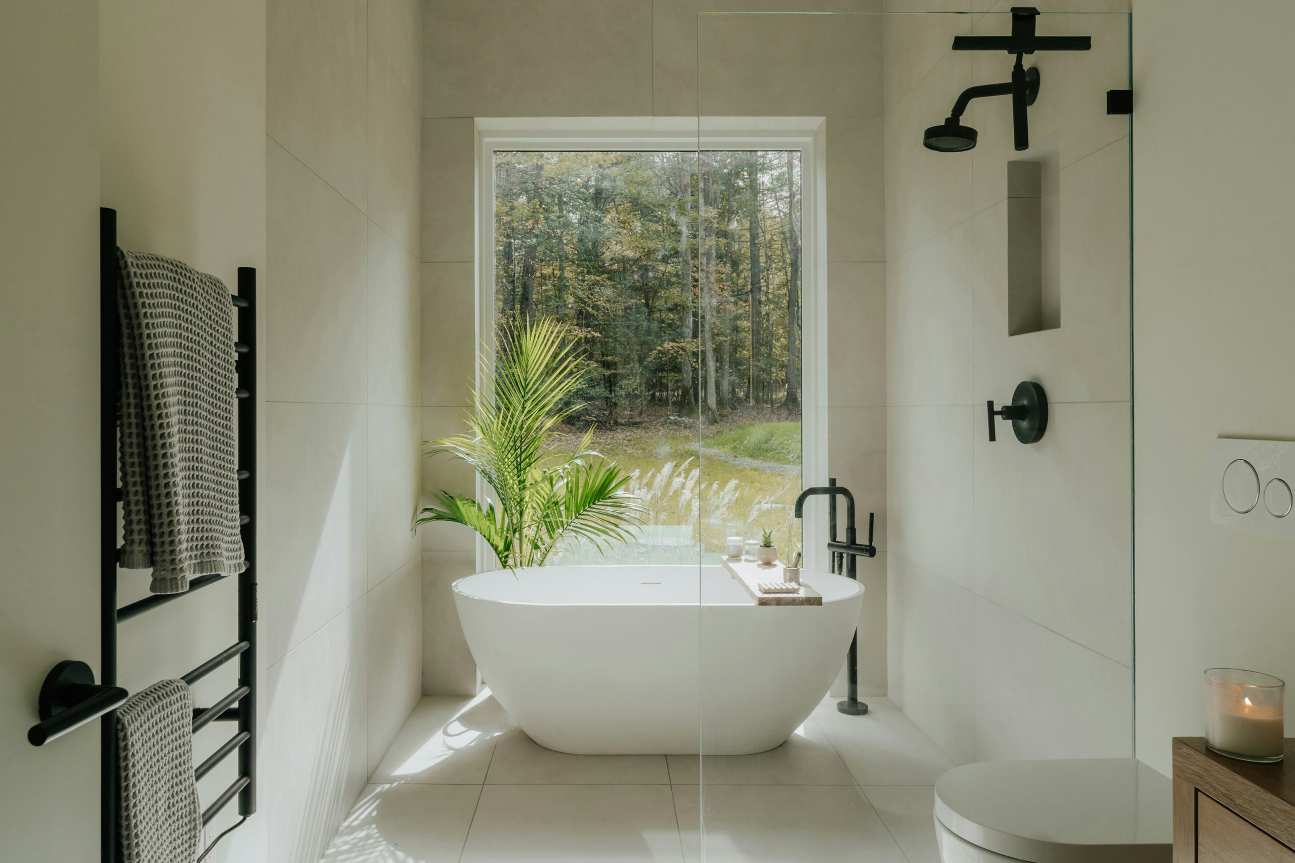 salle de bain nature